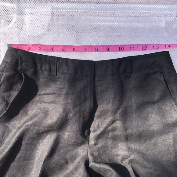EUC linen blend capris - Picture 3 of 6